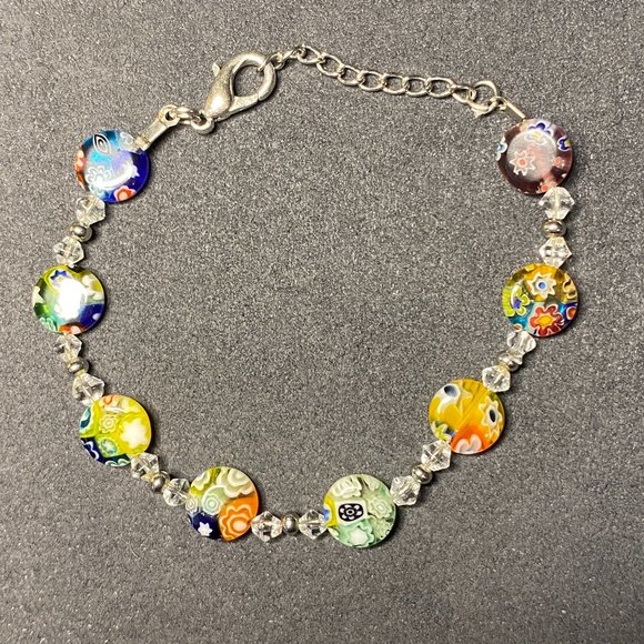 Italian Murano Glass Bracelet- So pretty & unique! - Picture 2 of 4